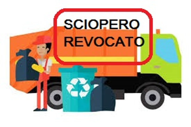 RACCOLTA RIFIUTI: REVOCATO LO SCIOPERO PREVISTO PER LUNEDI' 13/12/2021